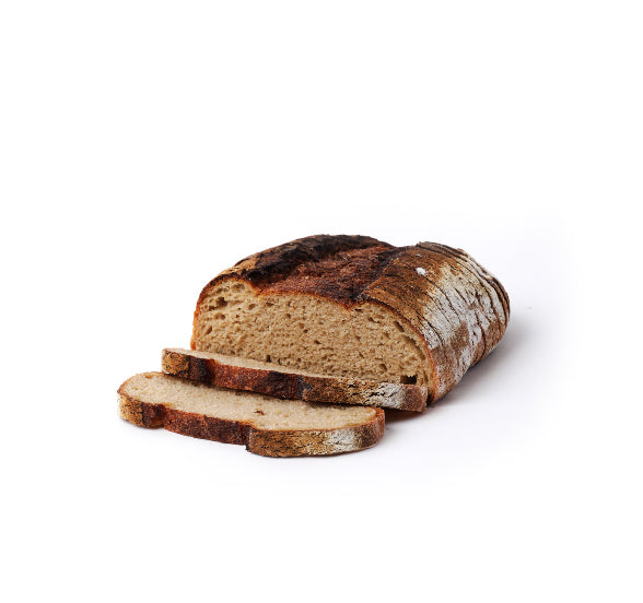 100% Organic Stone Ground Whole Wheat Sourdough, High Fiber, Low Glycemic Index, No Added Sugar, No Added Gluten